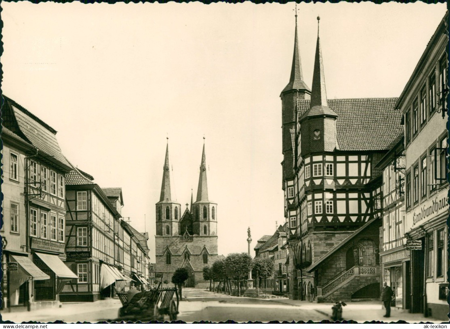 Ansichtskarte Duderstadt Marktstraße - Fotokarte 1961 - Duderstadt