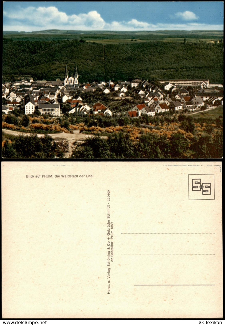 Ansichtskarte Prüm Panorama-Ansicht Der Waldstadt In Der Eifel 1970 - Prüm