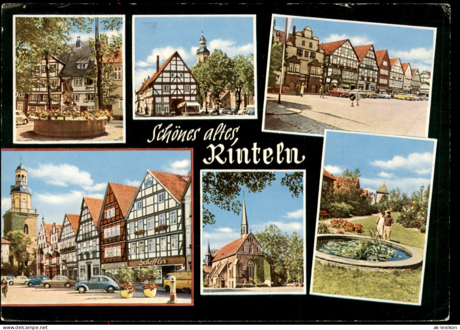 Ansichtskarte Rinteln Mehrbildkarte Mit 6 Stadtteilansichten 1972 - Rinteln