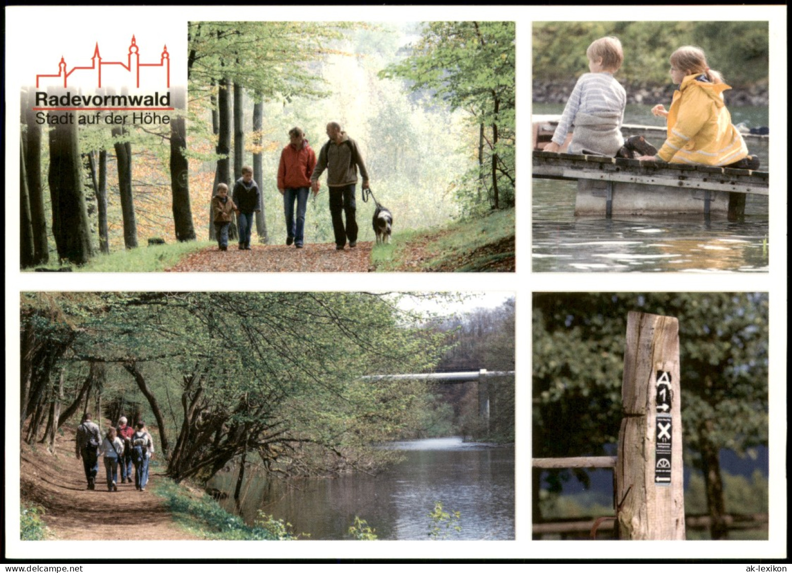 Radevormwald Mehrbild-AK Grüße Aus Radevormwald Im Bergischen Land 1990 - Radevormwald