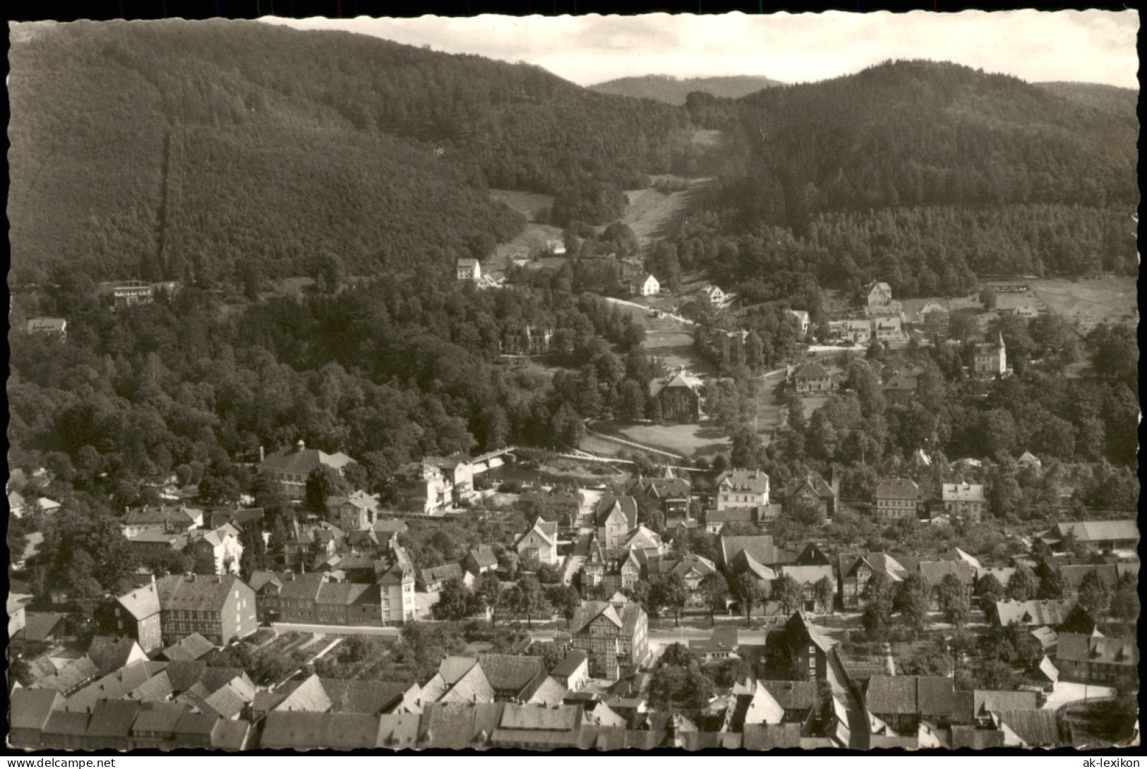 Ansichtskarte Bad Lauterberg Im Harz Panorama-Ansicht; Ort Im Harz 1960 - Bad Lauterberg