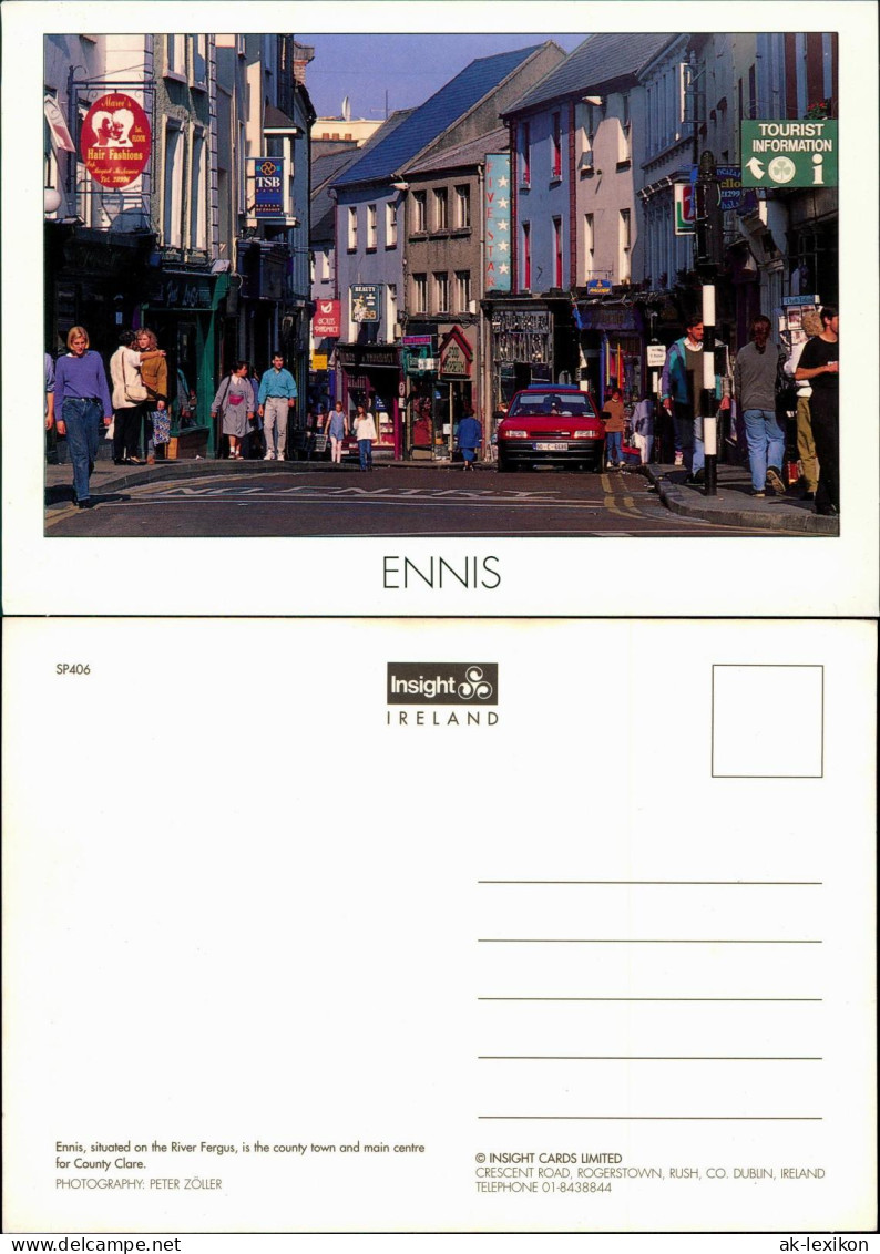 Postcard Ennis Straßen Ansicht Ortsansicht Town-View 2000 - Other & Unclassified