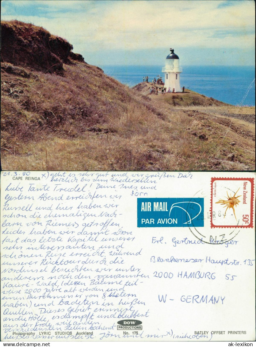 Postcard Neuseeland New Zealand CAPE REINGA Neuseeland New Zealand 1980 - Nouvelle-Zélande