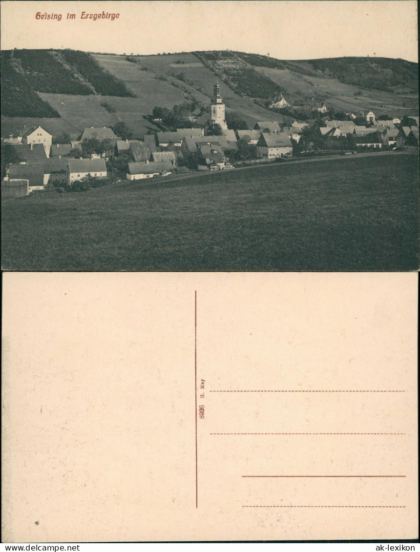Geising-Altenberg (Erzgebirge) Panorama-Ansicht Geising Im Erzgebirge 1910 - Geising