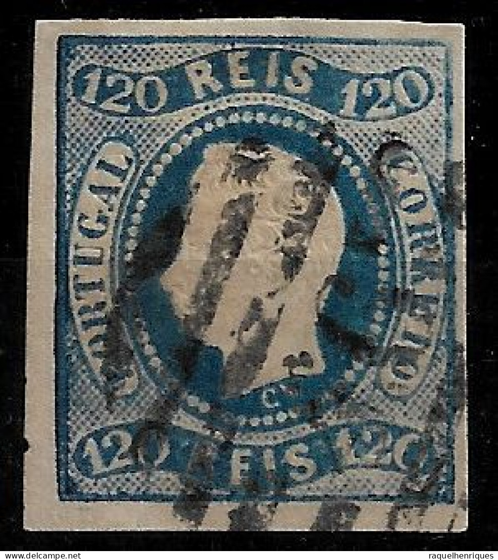 PORTUGAL 1866-67 D. LUIS I 120R USED (NP#94-P17-L3) - Gebruikt