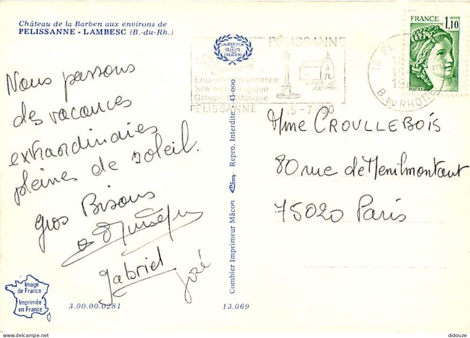 13 - Pélissanne - Château De La Barben - CPM - Voir Scans Recto-Verso - Pelissanne