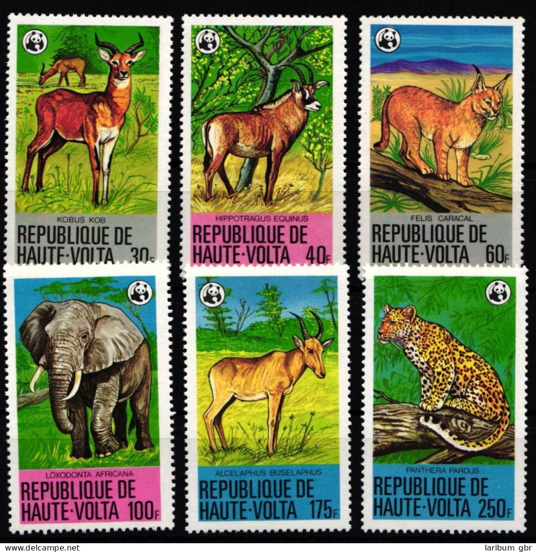 Obervolta 760-765 Postfrisch Wildtiere #NE936 - Burkina Faso (1984-...)