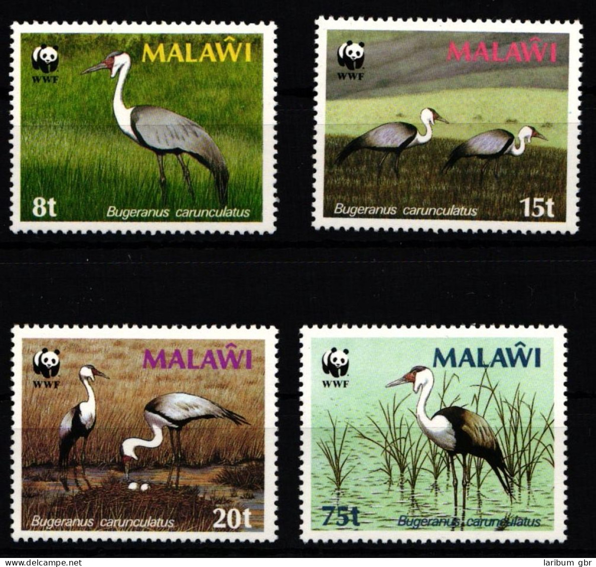 Malawi 477-480 X Postfrisch Kraniche, Vögel #NE927 - Malawi (1964-...)