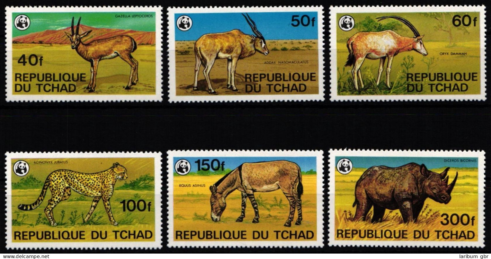 Tschad 849-854 Postfrisch Wildtiere #NE935 - Chad (1960-...)