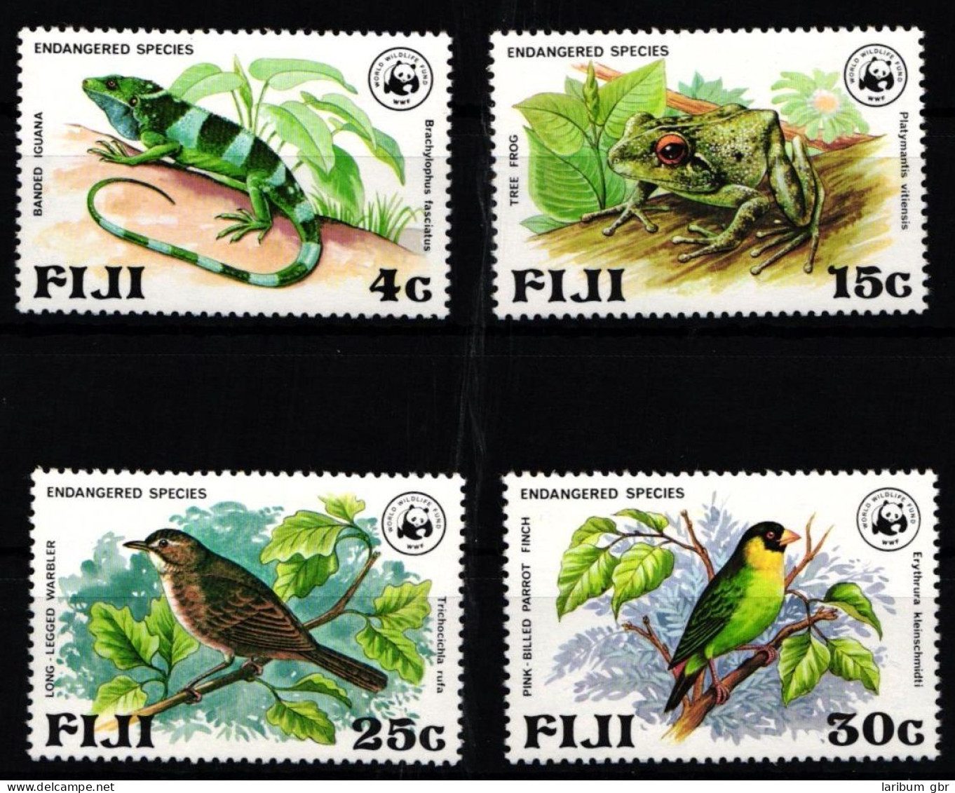 Fidschi 387-390 Postfrisch Vögel + Reptilien #NE937 - Fiji (1970-...)