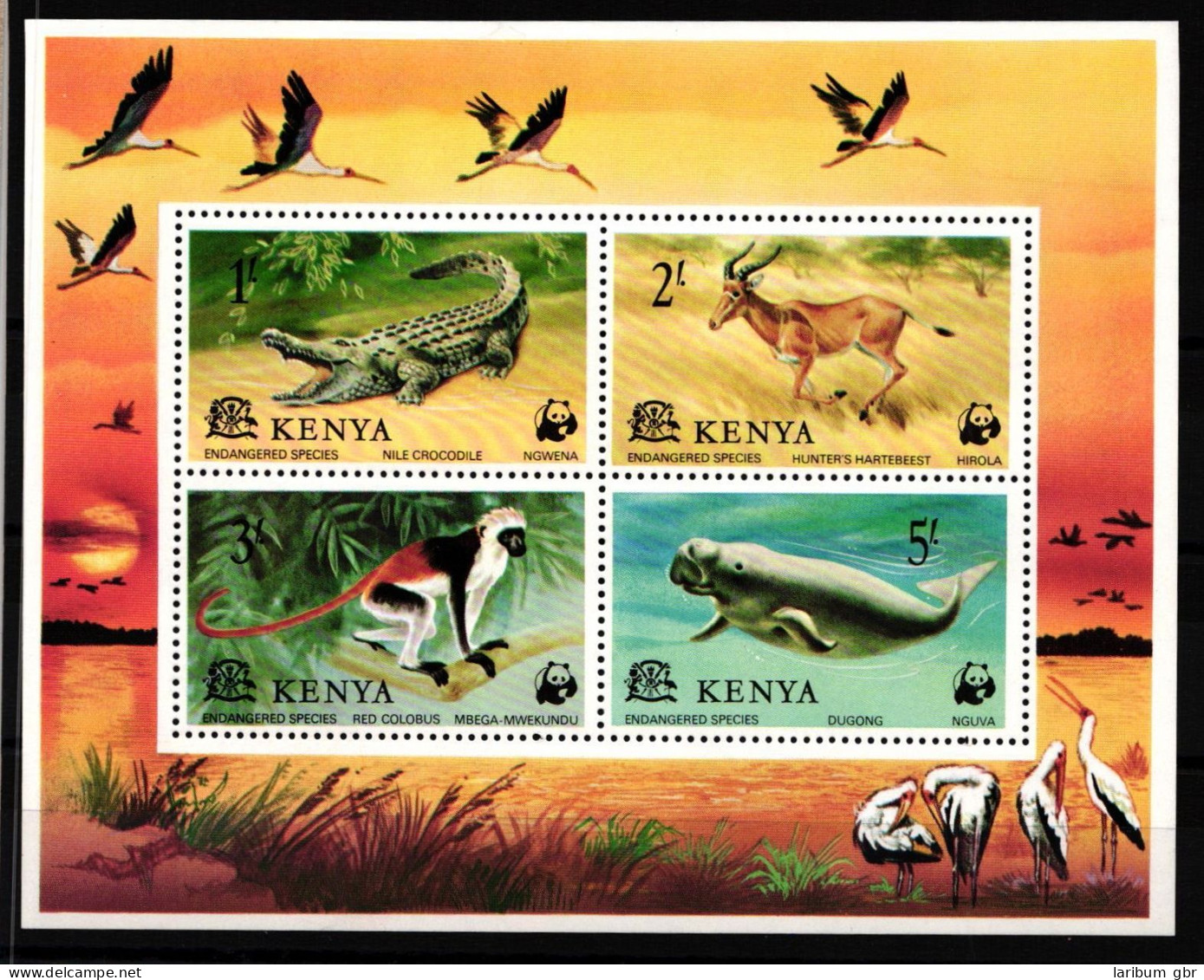 Kenia Block 10 Postfrisch Wildtiere #NE950 - Kenya (1963-...)