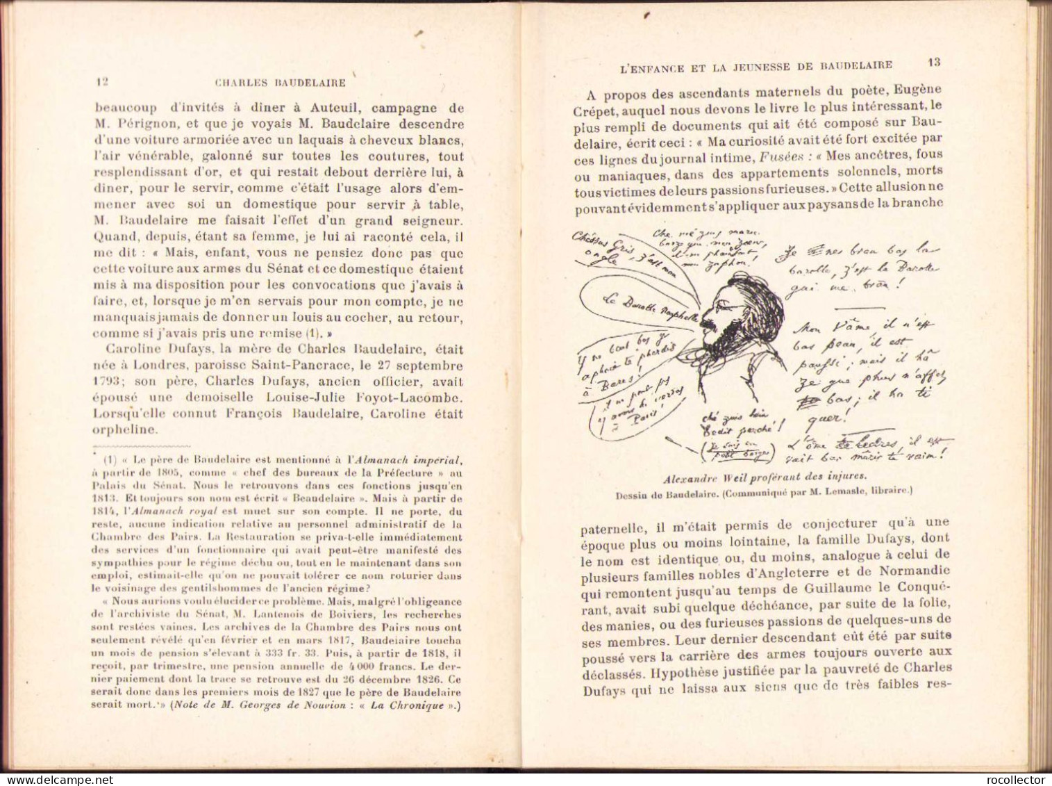 Charles Baudelaire 40 Portraits et Documents par Alphonse Séché et Jules Bertaut C671