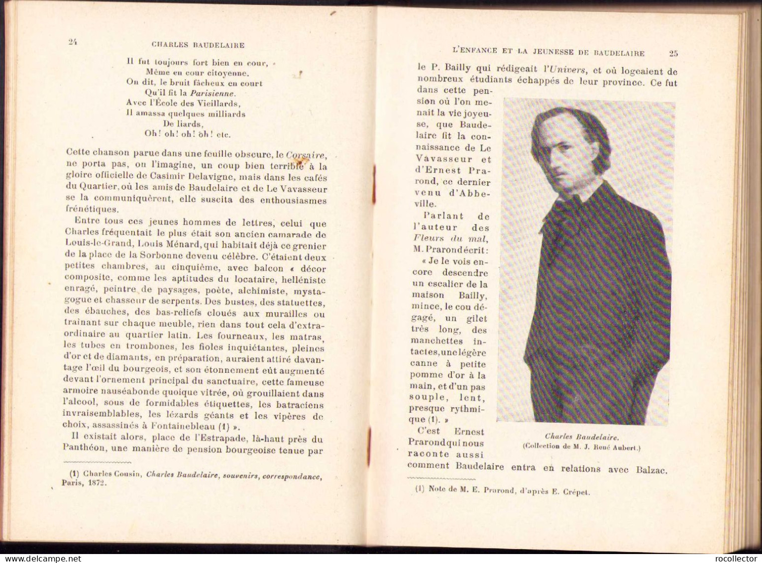 Charles Baudelaire 40 Portraits et Documents par Alphonse Séché et Jules Bertaut C671