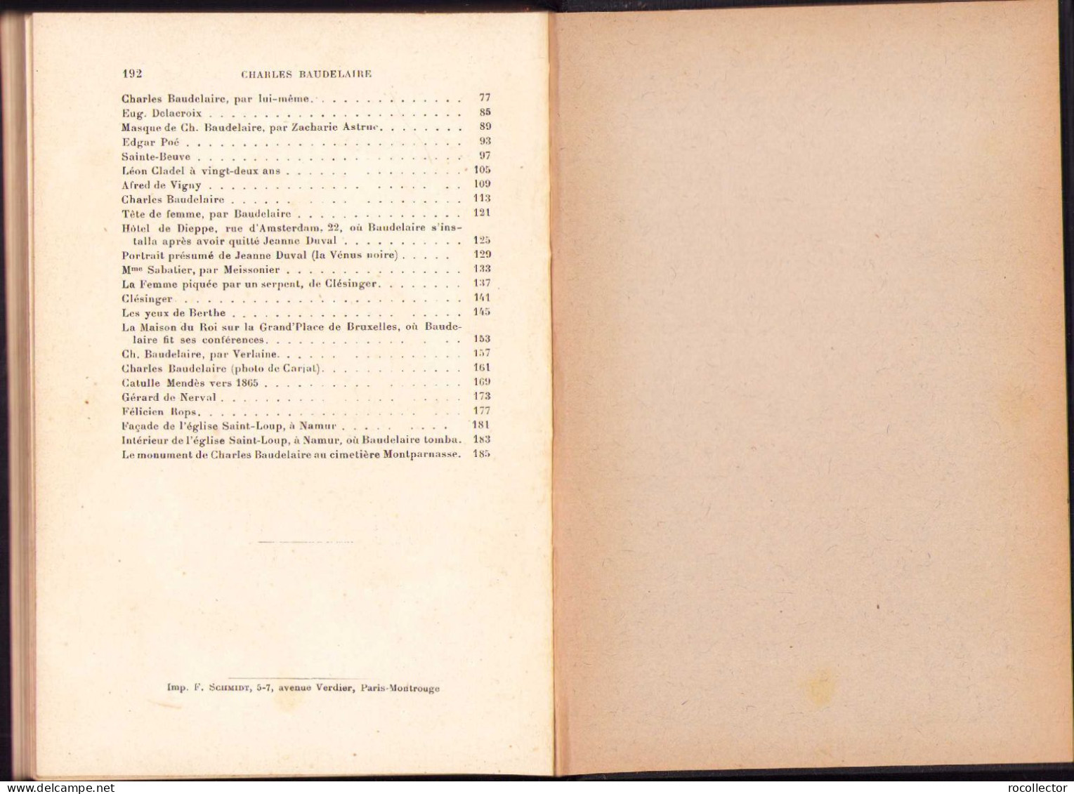 Charles Baudelaire 40 Portraits et Documents par Alphonse Séché et Jules Bertaut C671