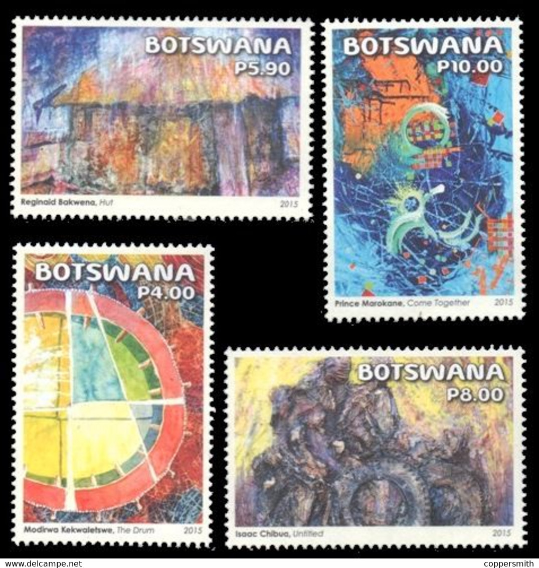 (266) Botswana  2015 / Modern Art / Kunst  ** / Mnh  Michel 1010-13 - Botswana (1966-...)