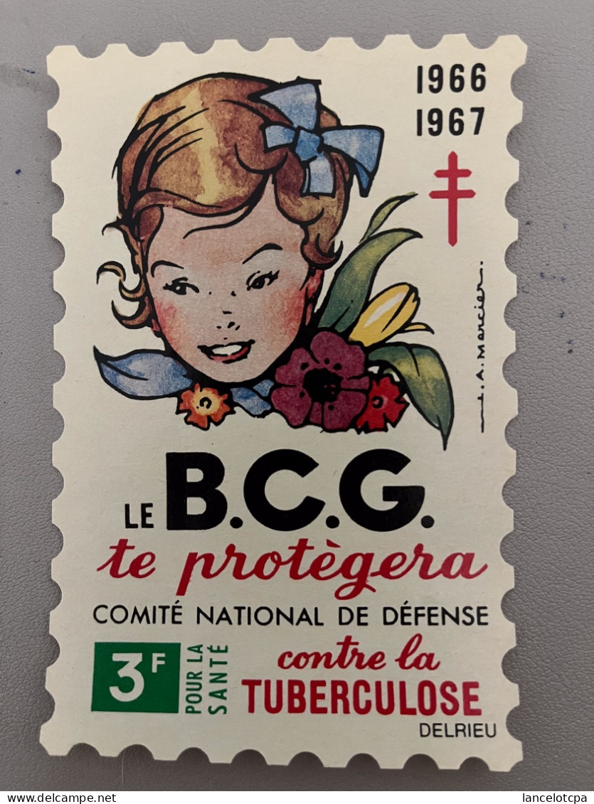 TIMBRE B.C.G. 3F 1966-1967 - Medicine