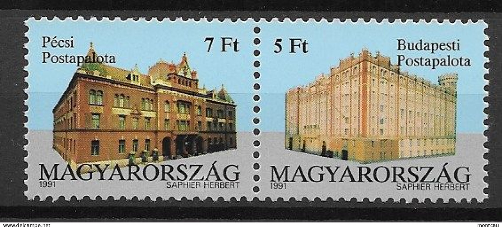 Hungary 1991.  Europa Mi 4131-32  (**) - 1991