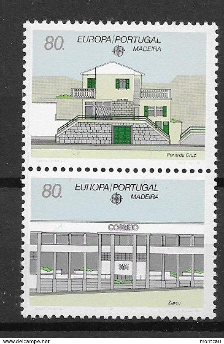 Madeira 1990.  Europa Mi 133-34  (**) - 1990