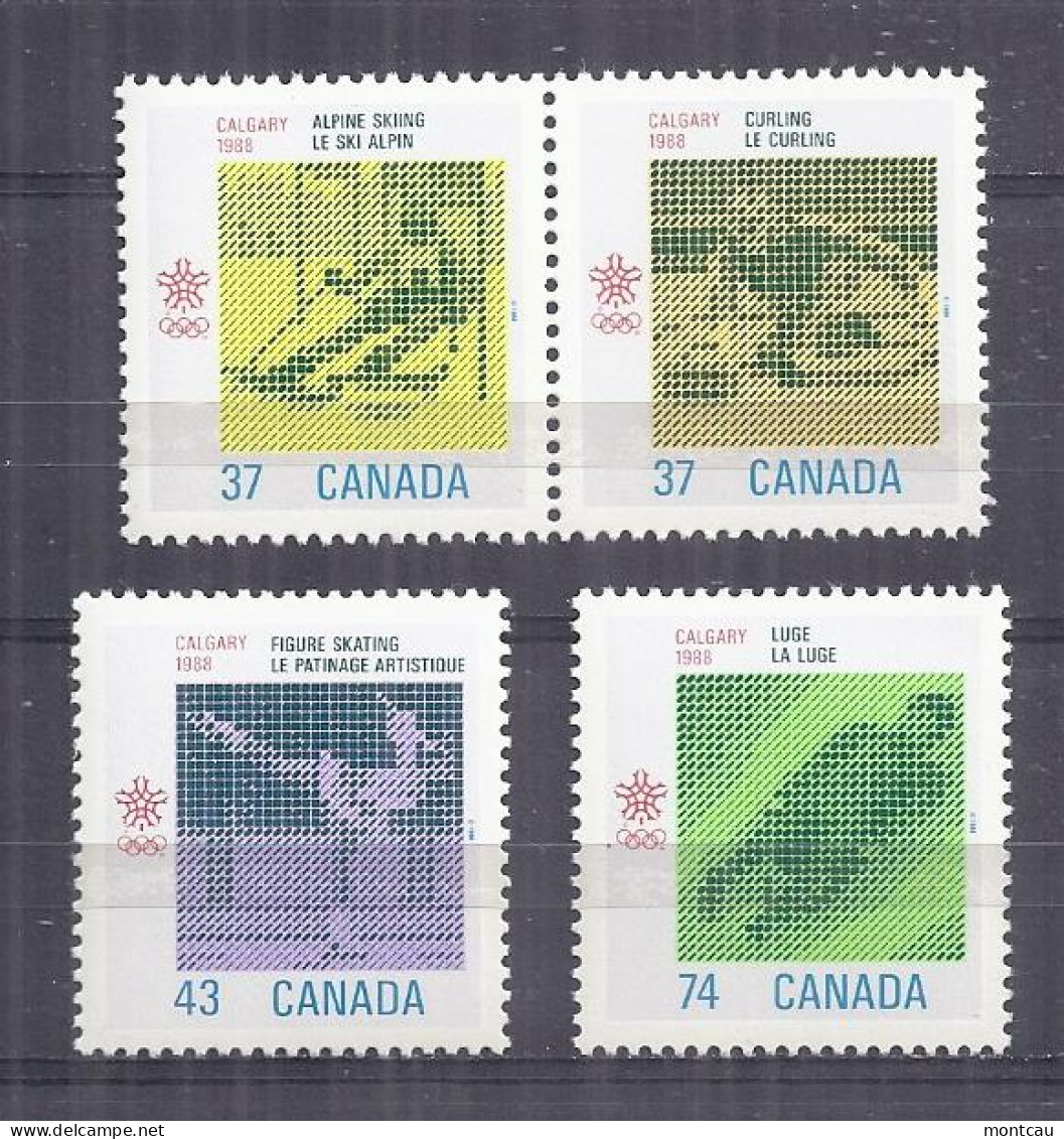 Canada 1988. Calgary . Sc=1195-98 (**) - Unused Stamps