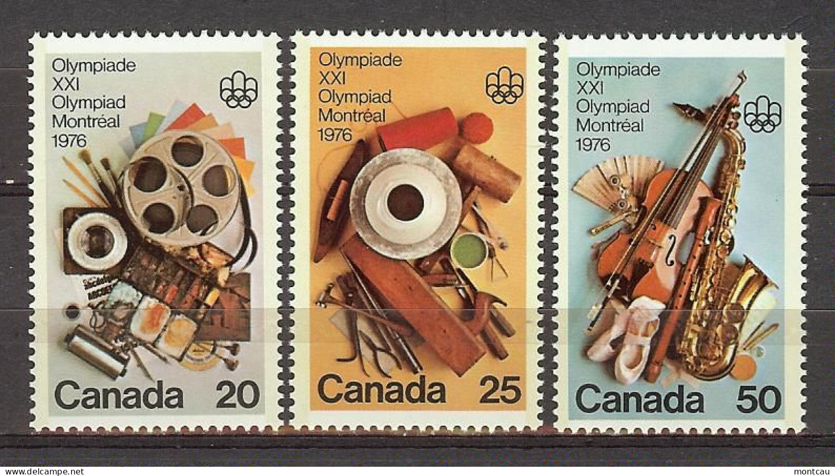 Canada 1976. JJ OO Montreal . Sc=684-86 (**) - Neufs