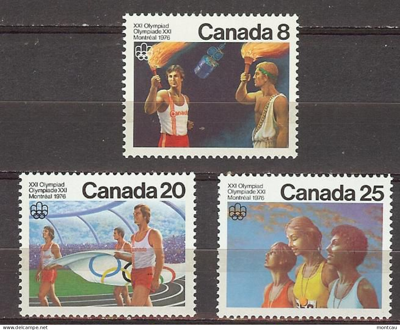 Canada 1976. JJ OO Montreal . Sc=681-83 (**) - Estate 1976: Montreal