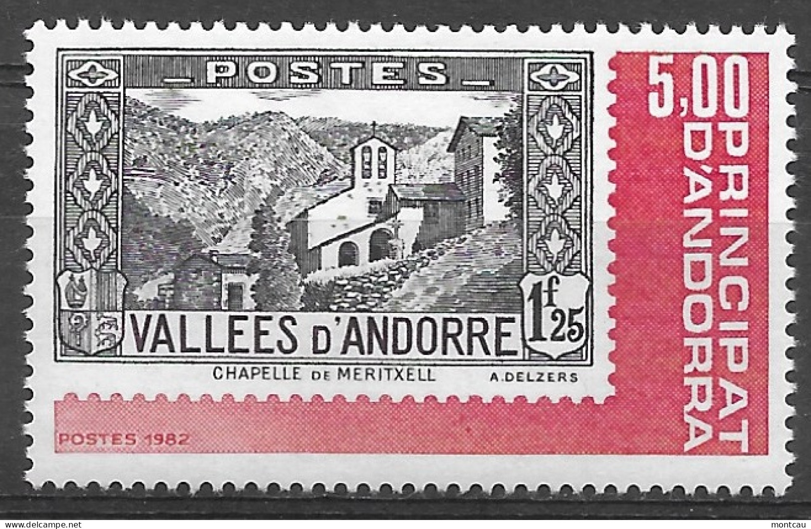 Andorra -Franc 1982 Hoja Exposicion Y=304 E=325 (**) - Neufs