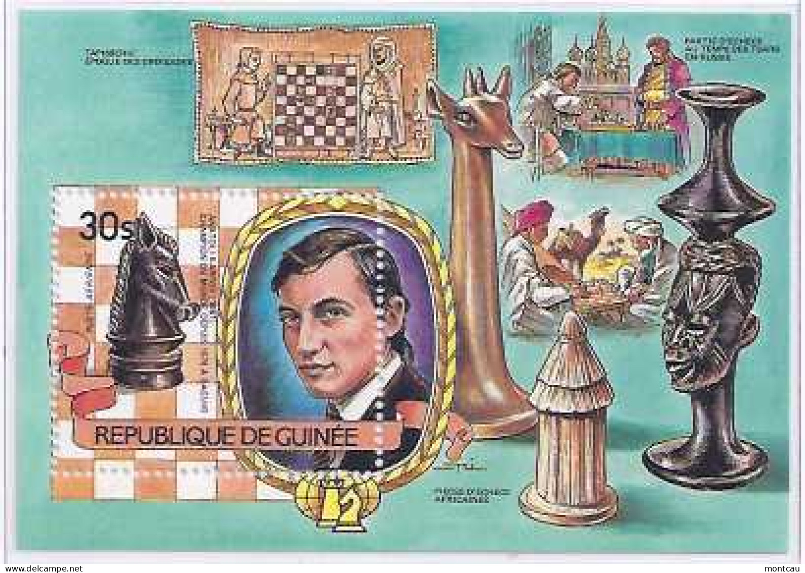 Chess Guinea Rep 1984 - Anatoly Karpov - Ajedrez
