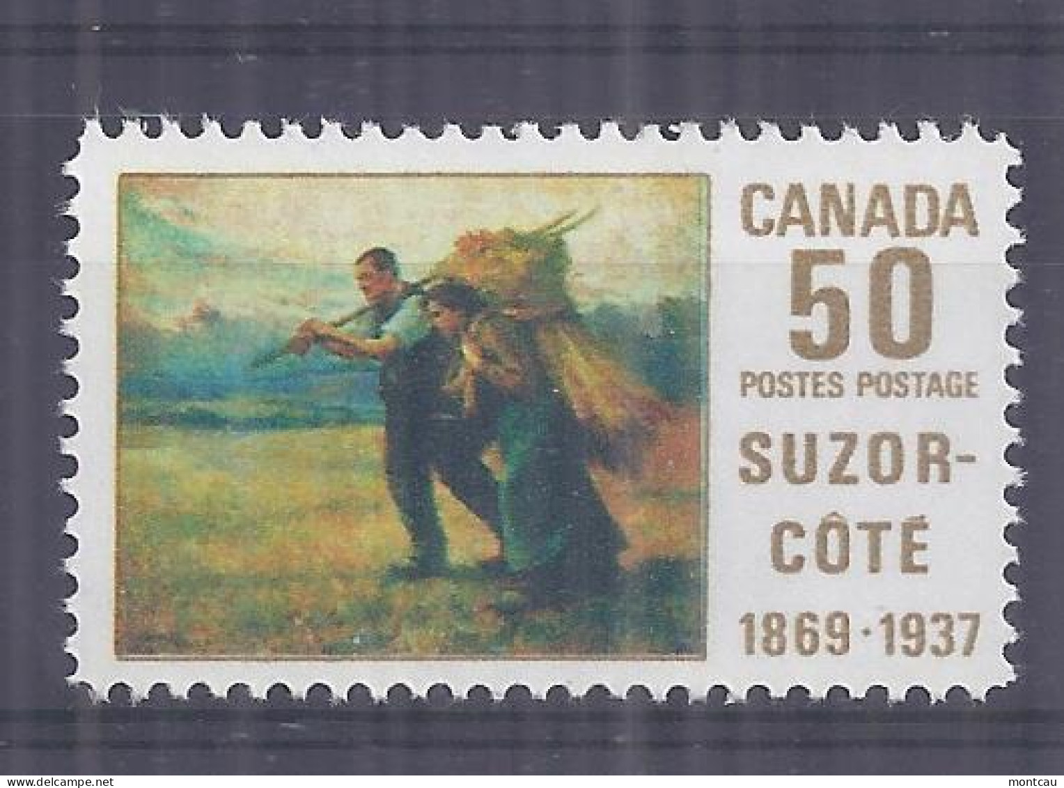 Canada 1969. Aurele De Foy Suzor-Cote . Sc=492 (**) - Unused Stamps