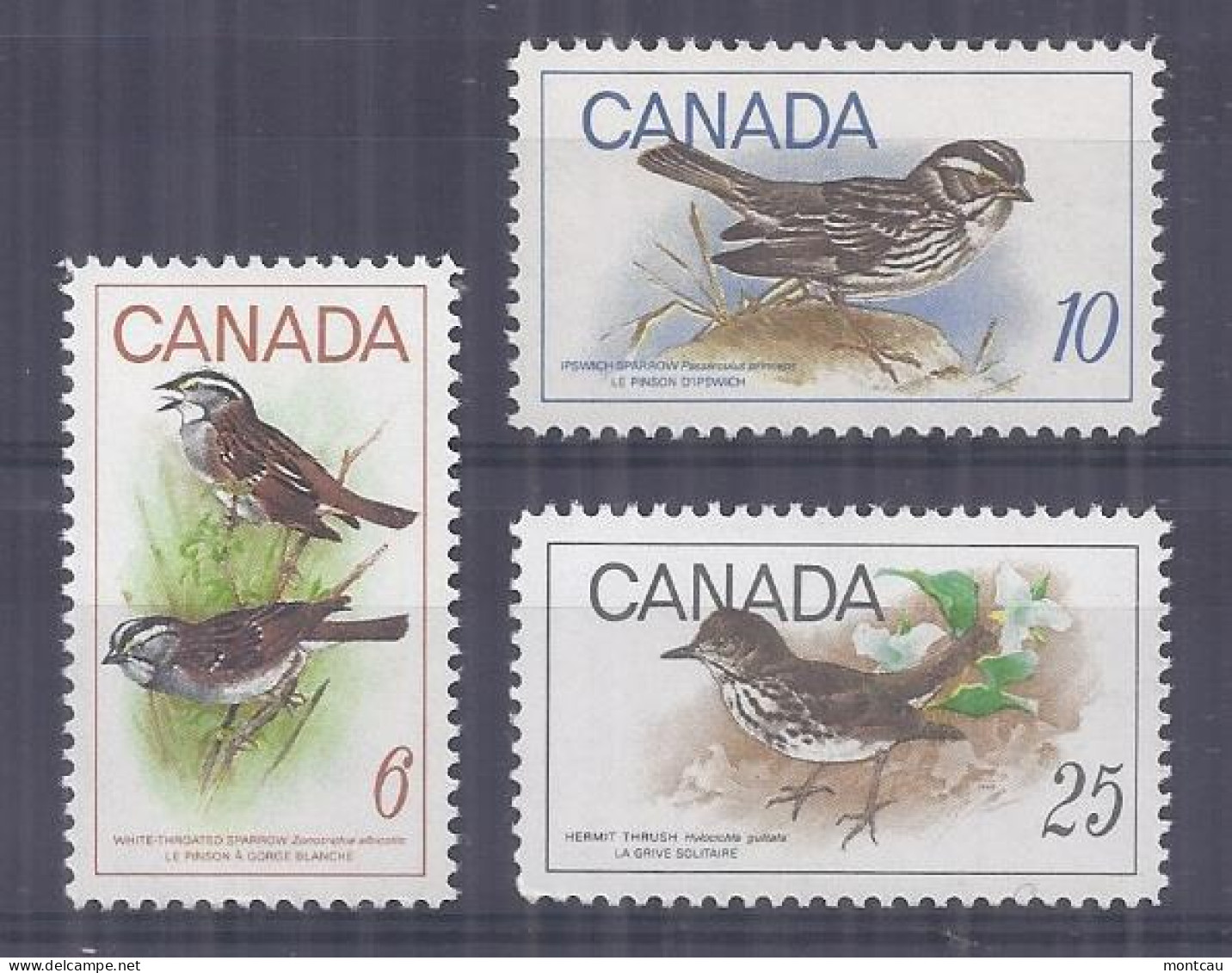 Canada 1969. Pajaros . Sc=496-98 (**) - Neufs