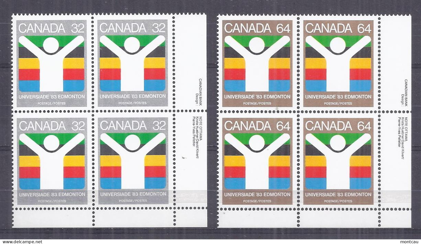 Canada 1983. Universiada . Sc=981-82 (**) - Unused Stamps