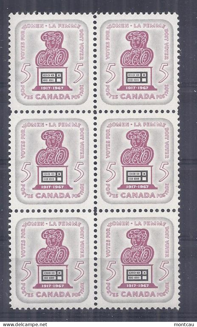 Canada 1967. Voto Femenino . Sc=470 (**) - Unused Stamps