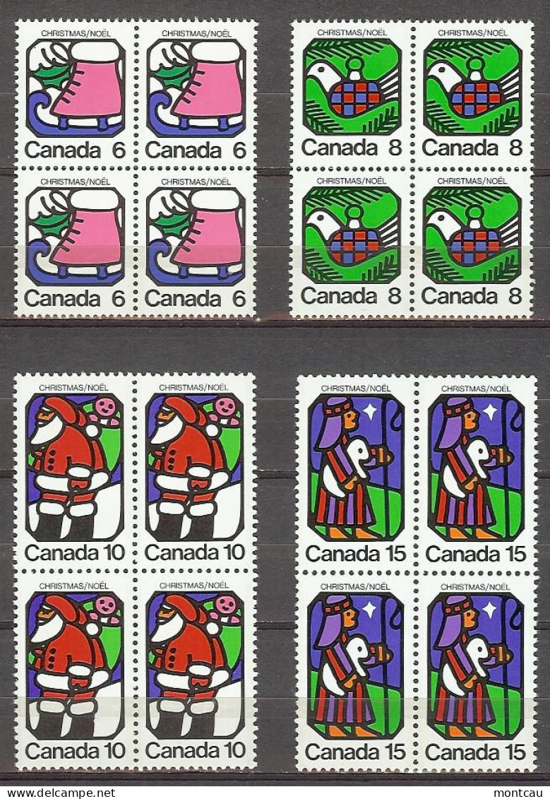 Canada 1973. Navidad . Sc=625-28 (**) - Neufs