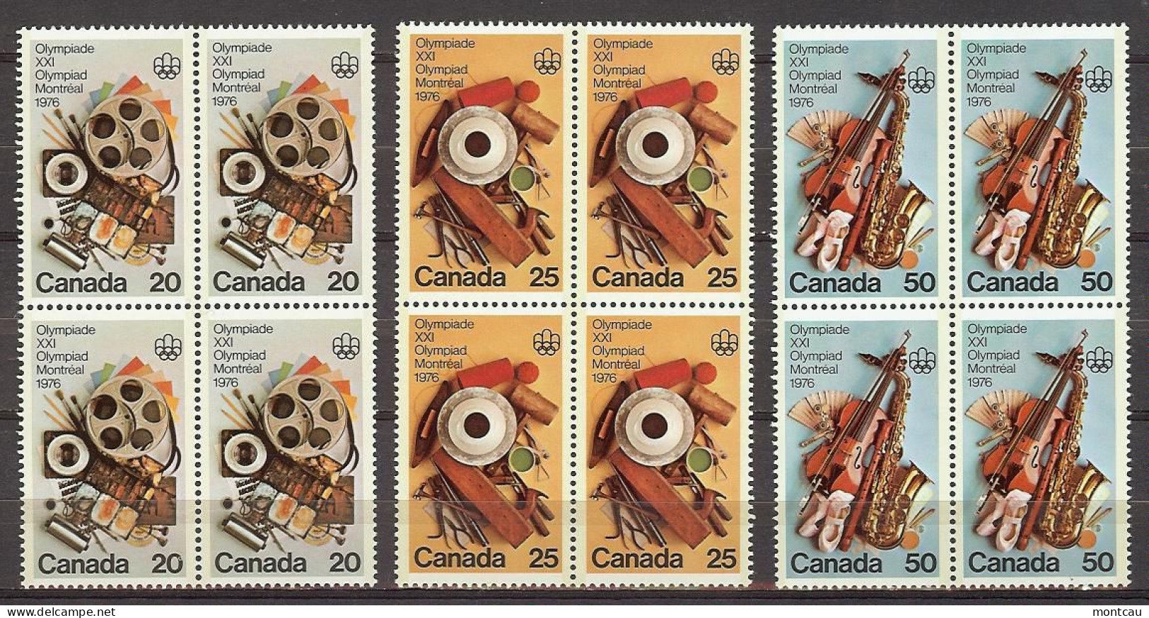 Canada 1976. JJ OO Montreal . Sc=684-86 (**) - Estate 1976: Montreal