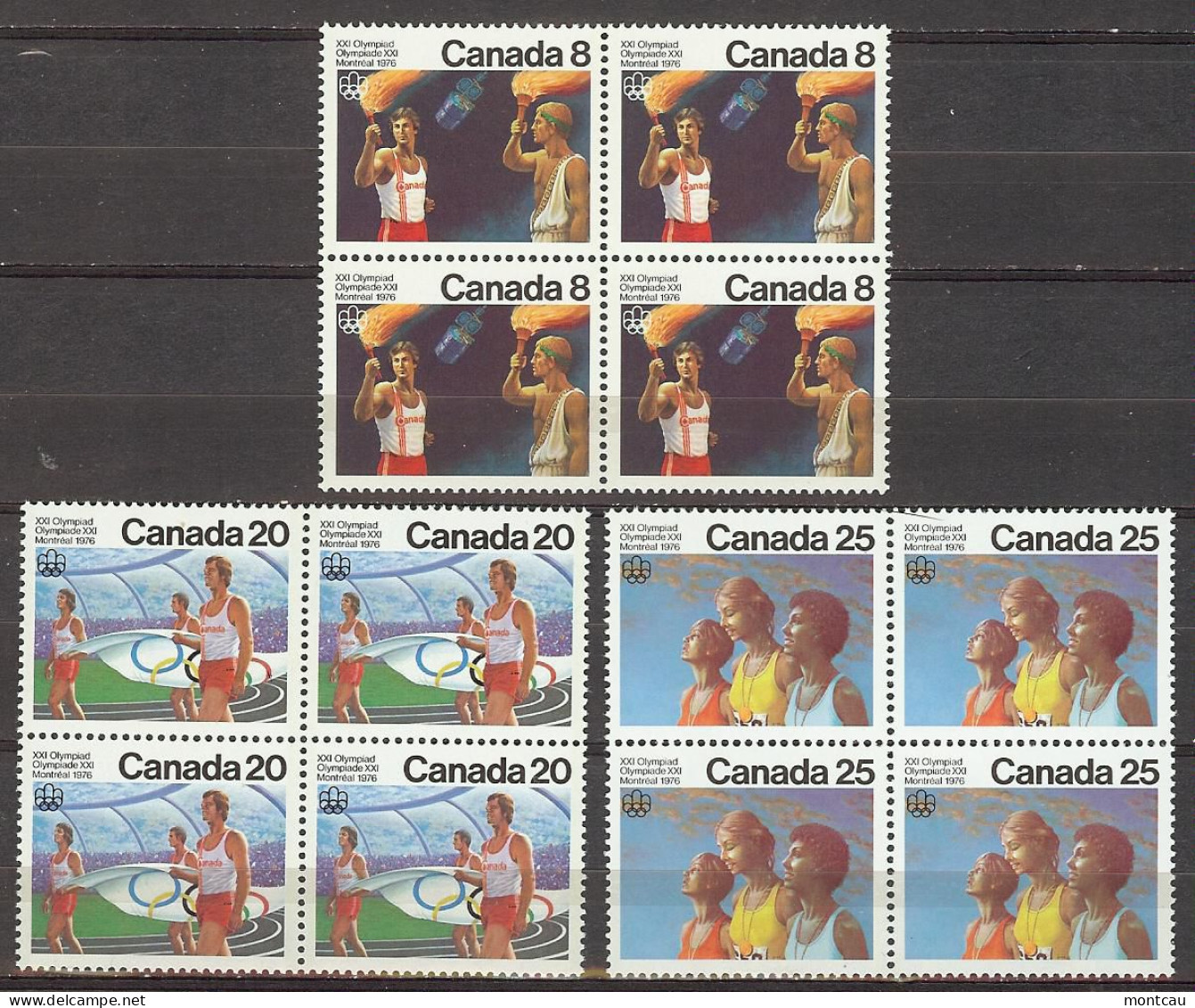 Canada 1976. JJ OO Montreal . Sc=681-83 (**) - Neufs