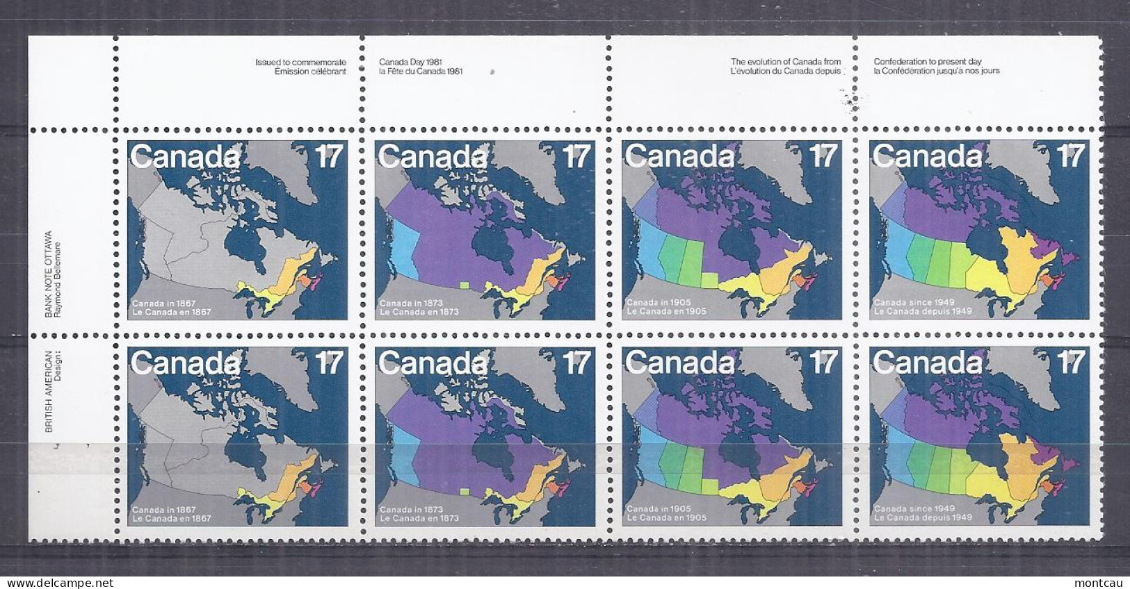 Canada 1981. Dia Del Canada . Sc=890-93 (**) - Nuovi