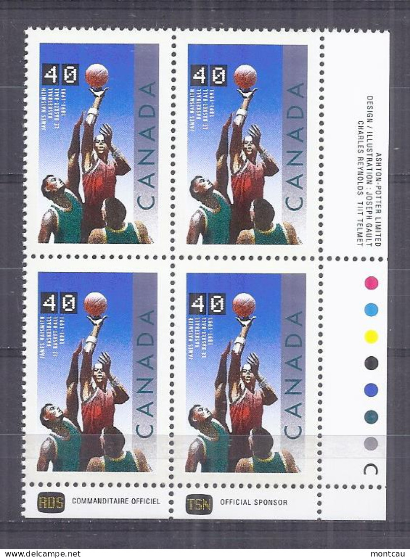 Canada 1991. Baloncesto . Sc=1343 (**) - Baloncesto