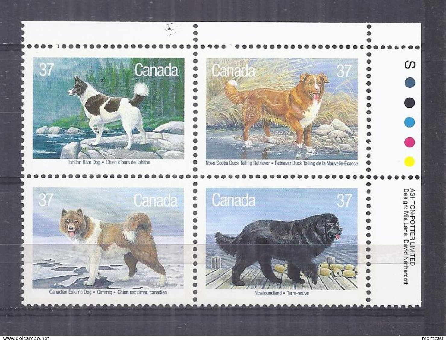 Canada 1988. Perros . Sc=1220 (**) - Unused Stamps