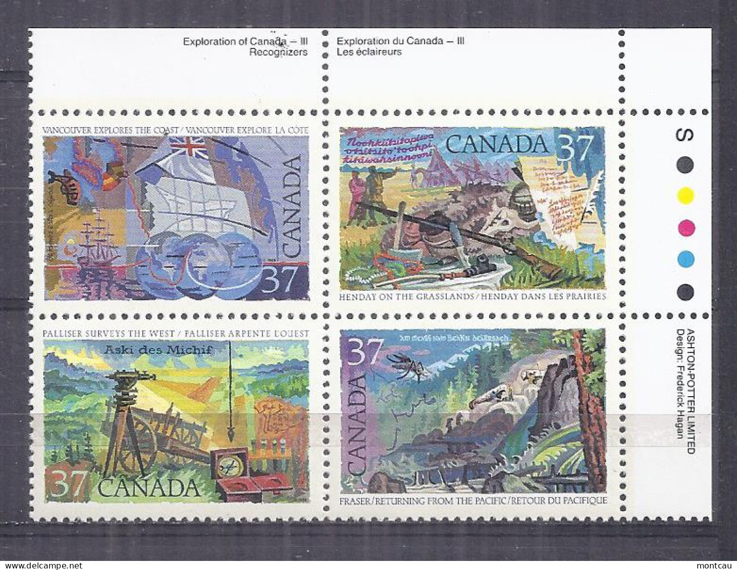 Canada 1988. Exploradores . Sc=1202a (**) - Unused Stamps