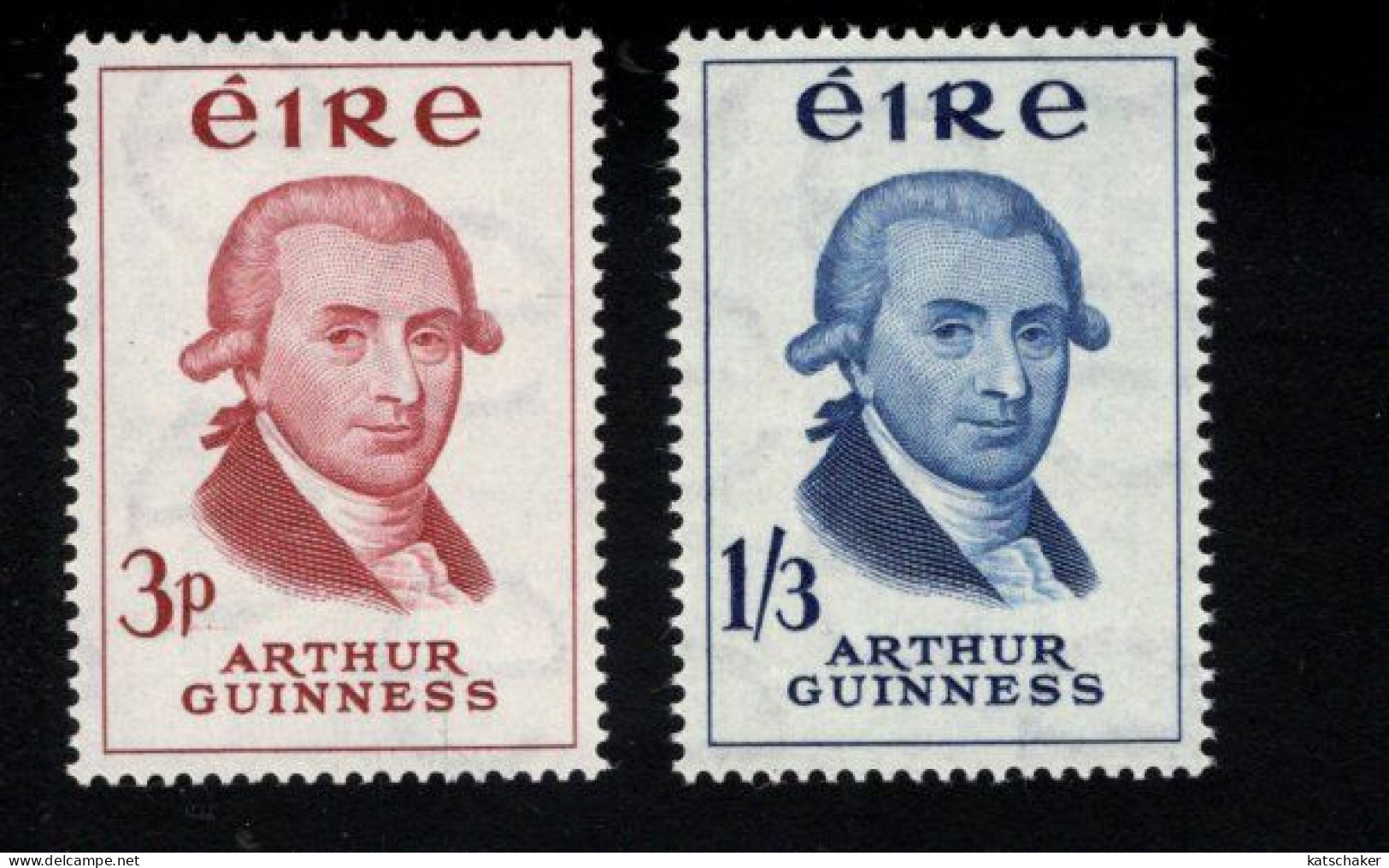 2000382818 1959  SCOTT 171 172 (XX) POSTFRIS  MINT NEVER HINGED -  ARTHUR GUINNESS - BICENTENARY GUINNESS BREWERY - Ungebraucht