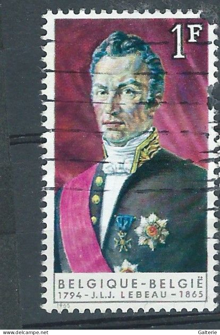 BELGIQUE - Obl-1965 - COB N° 1351-100e Anniv De La Mort De J.Lebeau - Used Stamps