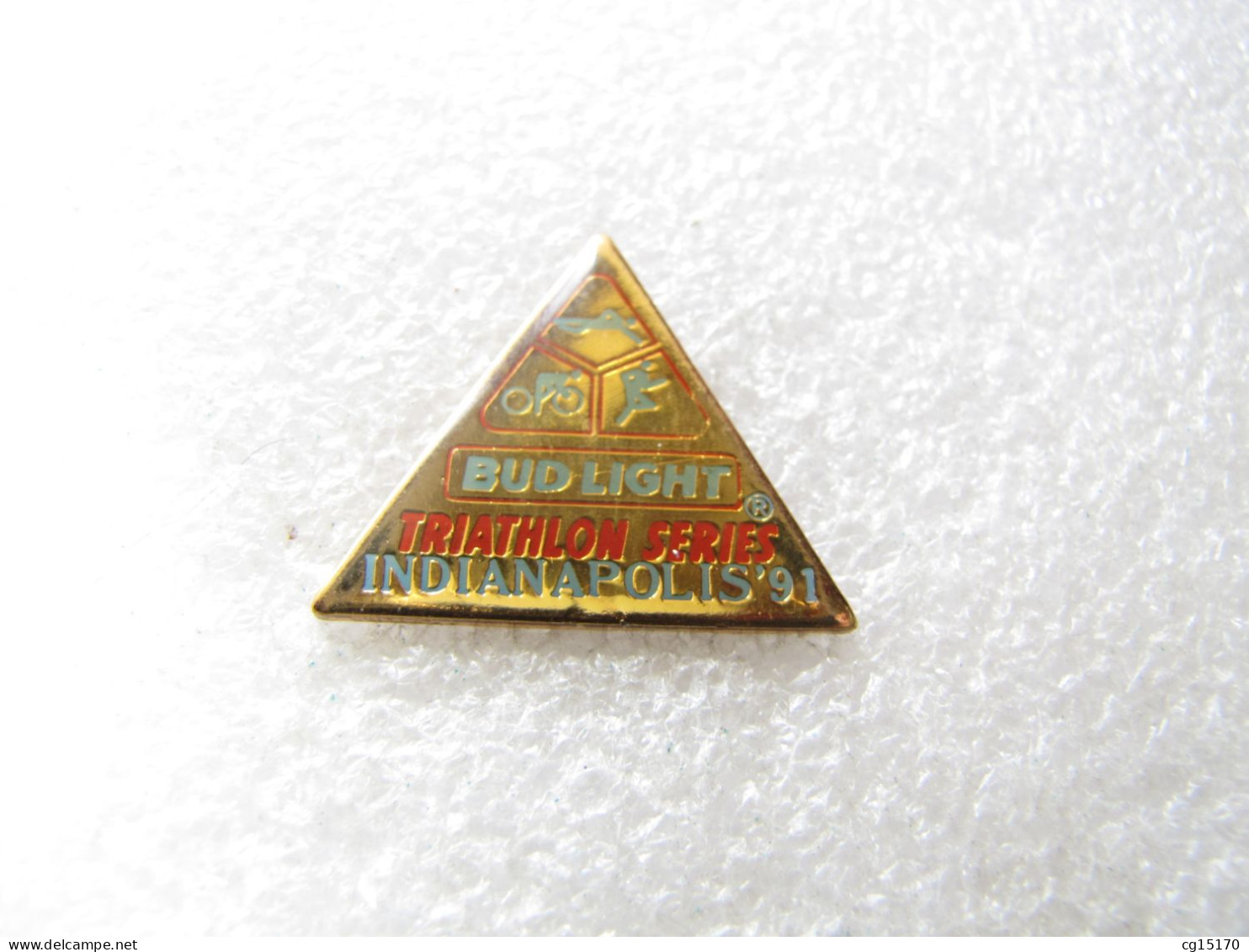 PIN'S      BUD LIGHT BIÈRE   TRIATHLON  INDIANAPOLIS    91 - Other & Unclassified