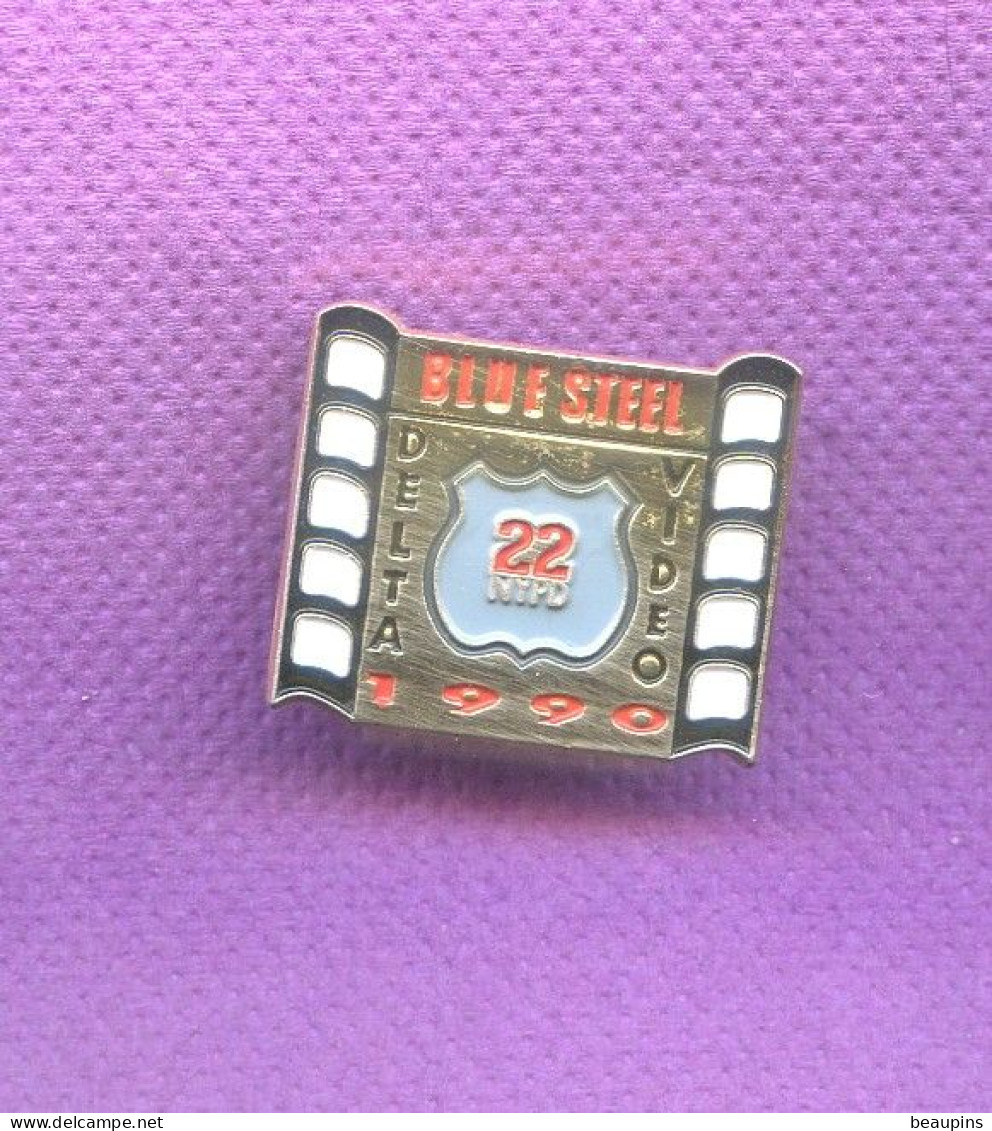 Rare Pins Cinema Film Blue Steel 1990 Delta Video N507 - Filmmanie