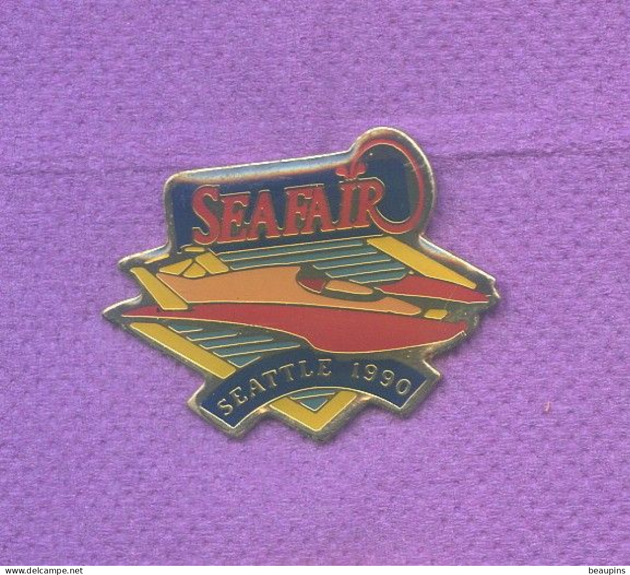Rare Pins Off Shore Bateau Seattle Usa 1990 Sea Fair N513 - Boats