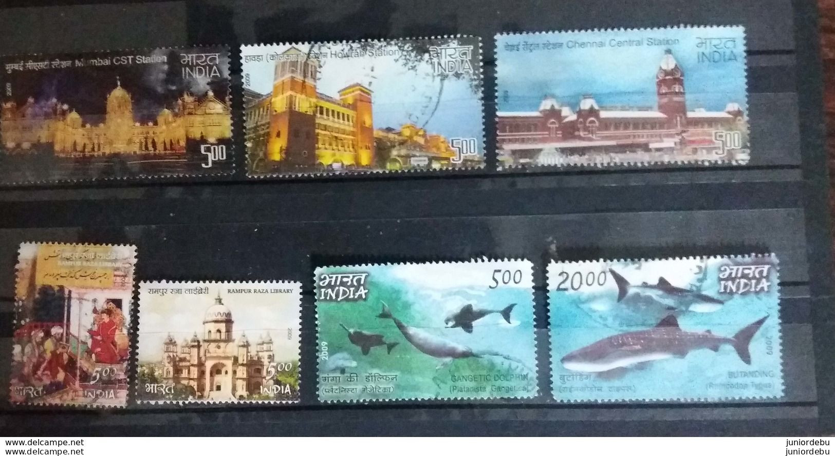 India - 2009 - 22 Different Commemorative Stamps. - USED. ( D ).- Condition As Per Scan. ( OL 16.10.18 ) - Gebraucht