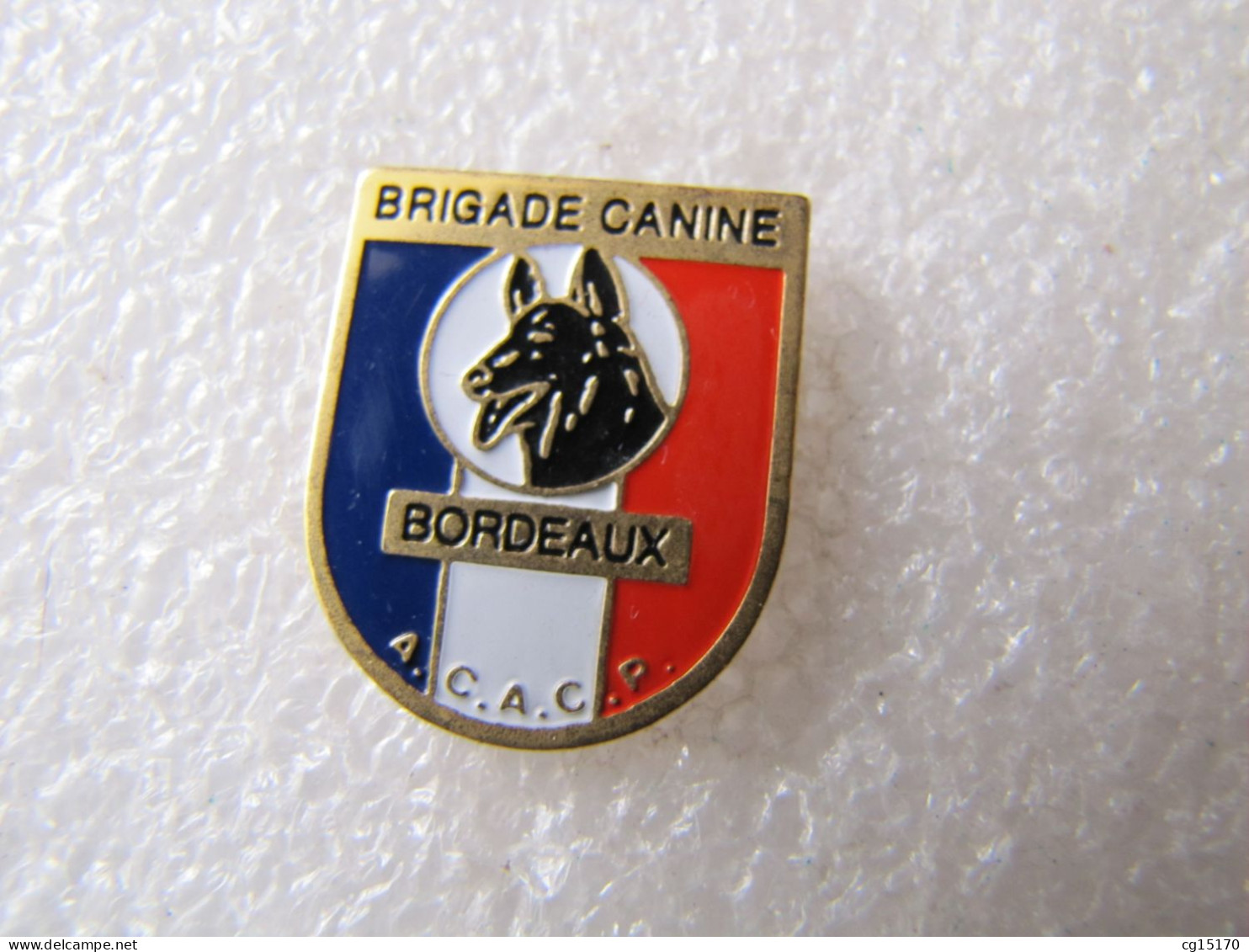 PIN'S    POLICE  BRIGADE CANINE  BORDEAUX - Animaux