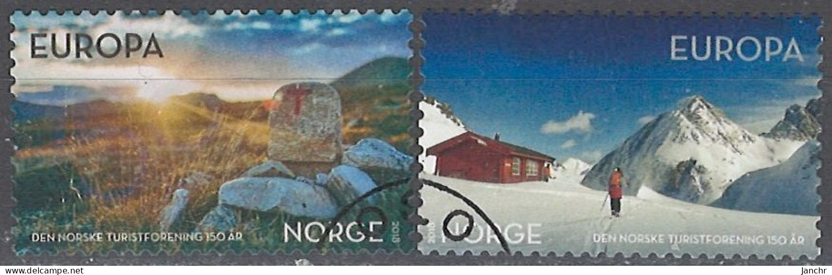 Norwegen Norway 2018. Mi.Nr. 1973-1974, Used O - Oblitérés