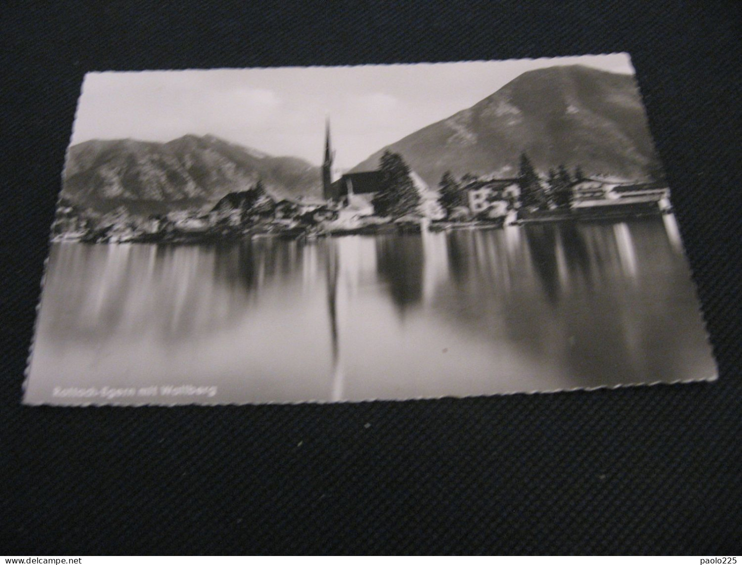 ROTTACH -EGERN MIT WALLBERG - Panorama BN VG 1955 PICCOLA - Miesbach