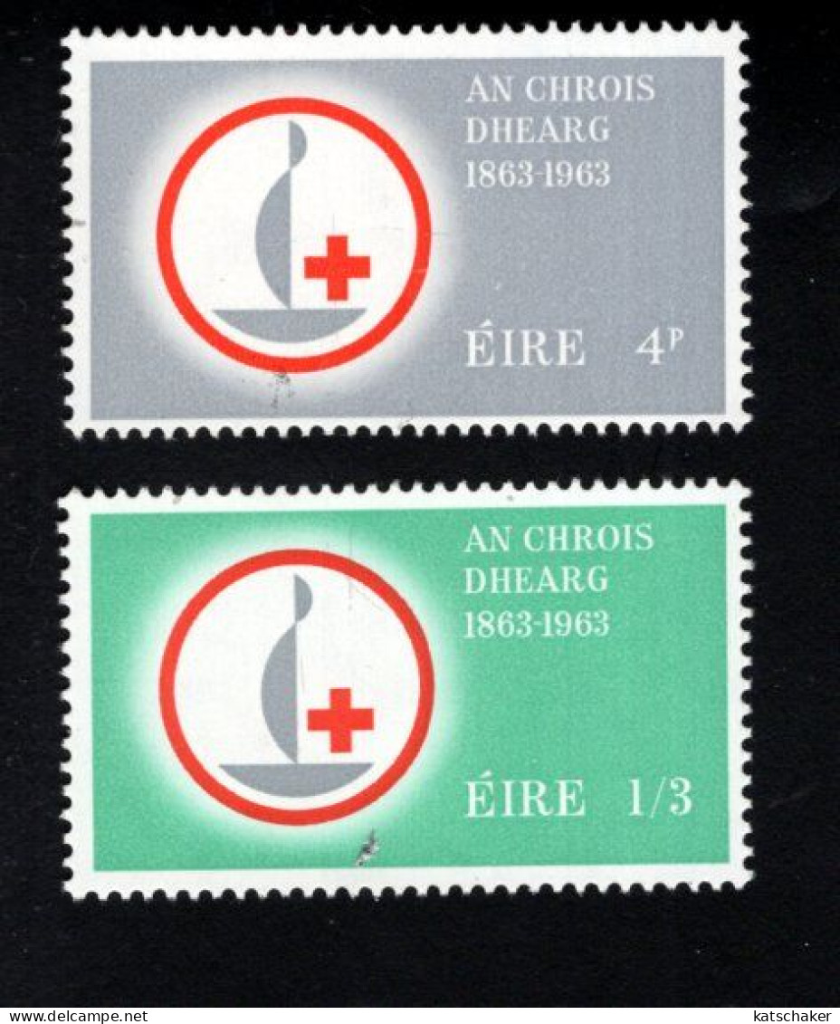 2000391860 1963  SCOTT 190 191 (XX) POSTFRIS  MINT NEVER HINGED -  CENTENARY OF THE INTERNATIONAL RED CROSS - Nuovi