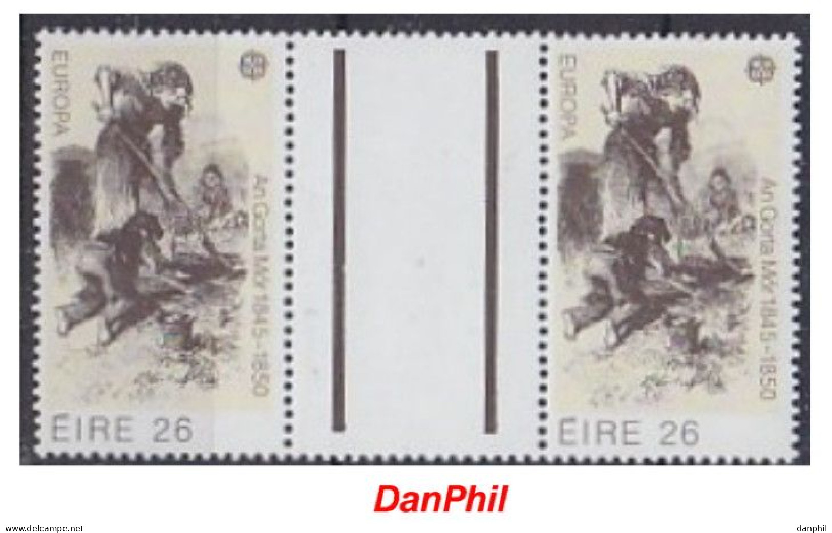 Ireland 1982 Europa CEPT (**) Mint, Mi 466ZW - M€30,-; Y&T IP 467 - 1 Paar - 1982