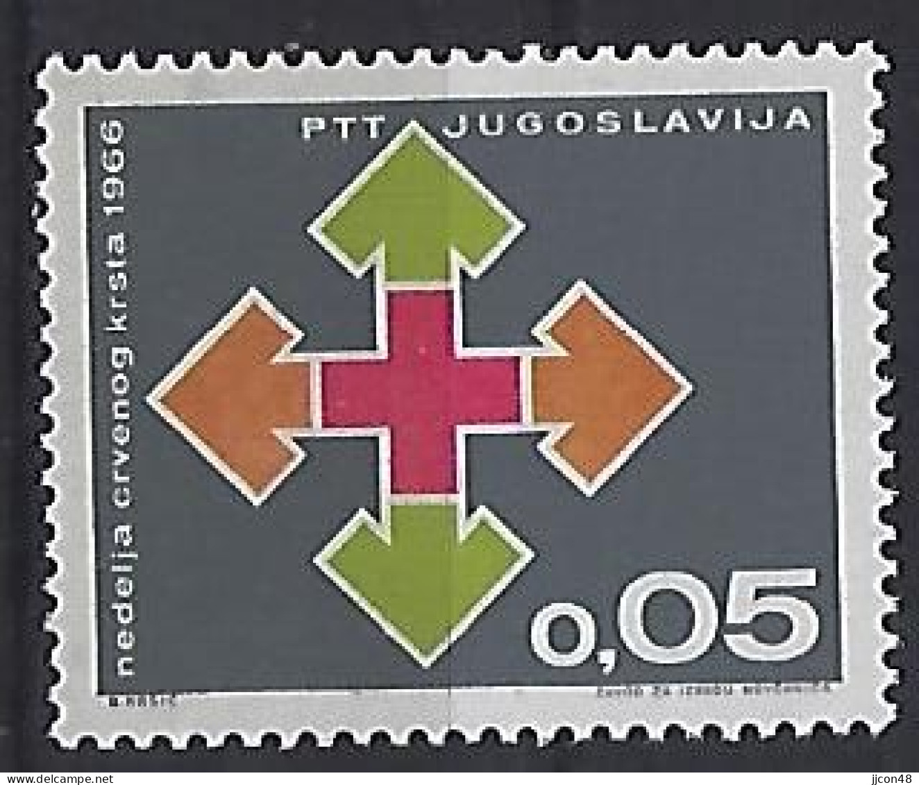 Jugoslavia 1966  Zwangszuschlagsmarken (**) MNH  Mi.32 - Bienfaisance